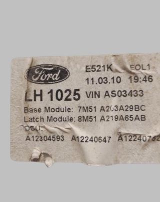 Elevalunas delantero izquierdo LH994760-06 Ford Fo