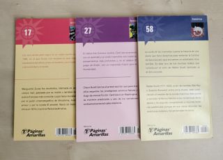 Colección: Novela del verano. 6 libros de relatos.