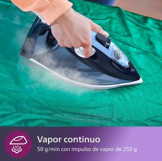 Potente plancha de vapor PHILIPS 2800W