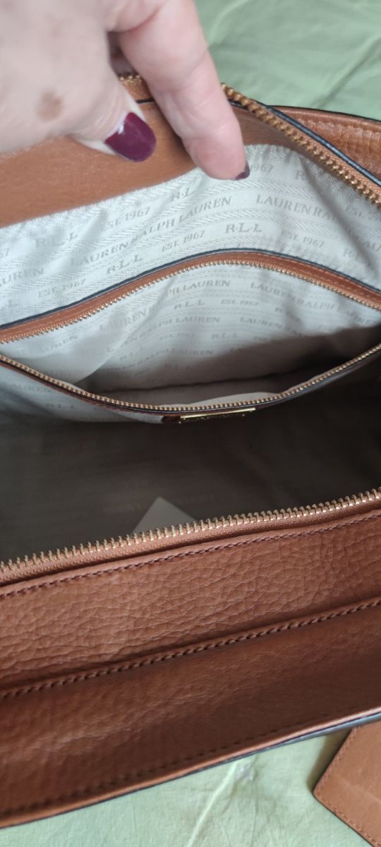 Bolso de piel Ralph Lauren