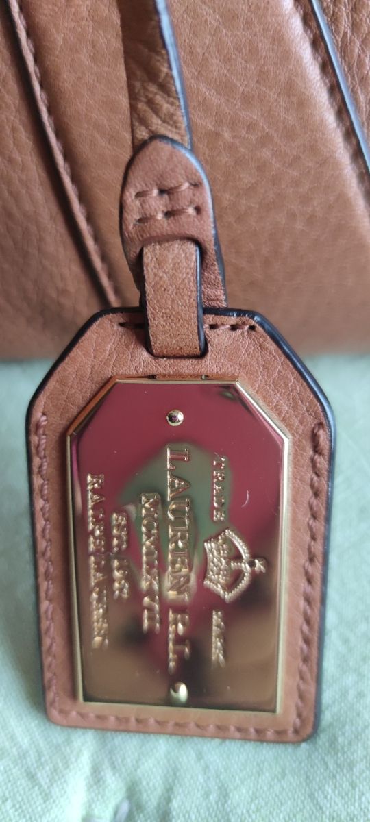 Bolso de piel Ralph Lauren