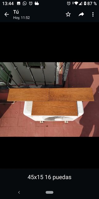 19 piezas 45x15 Gres imitación Roble