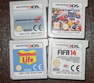 Juegos 3DS con caja original e instrucciones