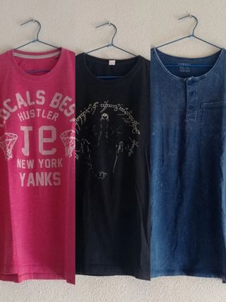 Lote 3 camisetas 