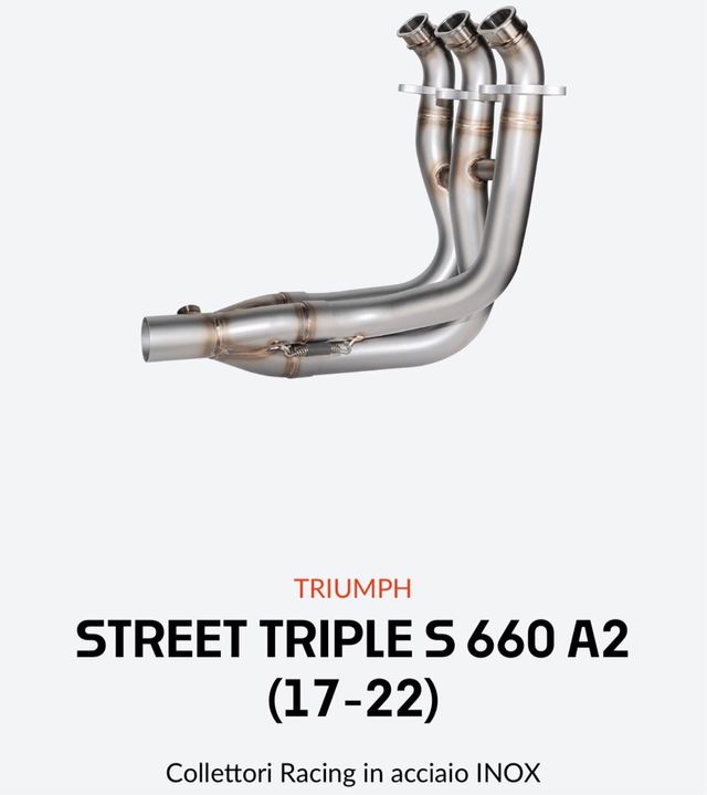 COLECTOR SPORT TRIUMPH STREET TRIPLE 765/660