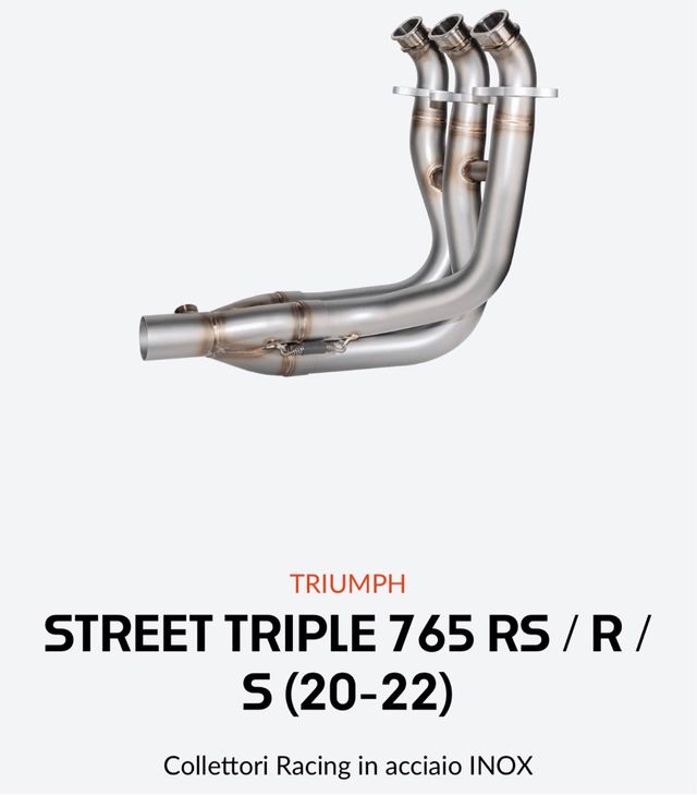 COLECTOR SPORT TRIUMPH STREET TRIPLE 765/660