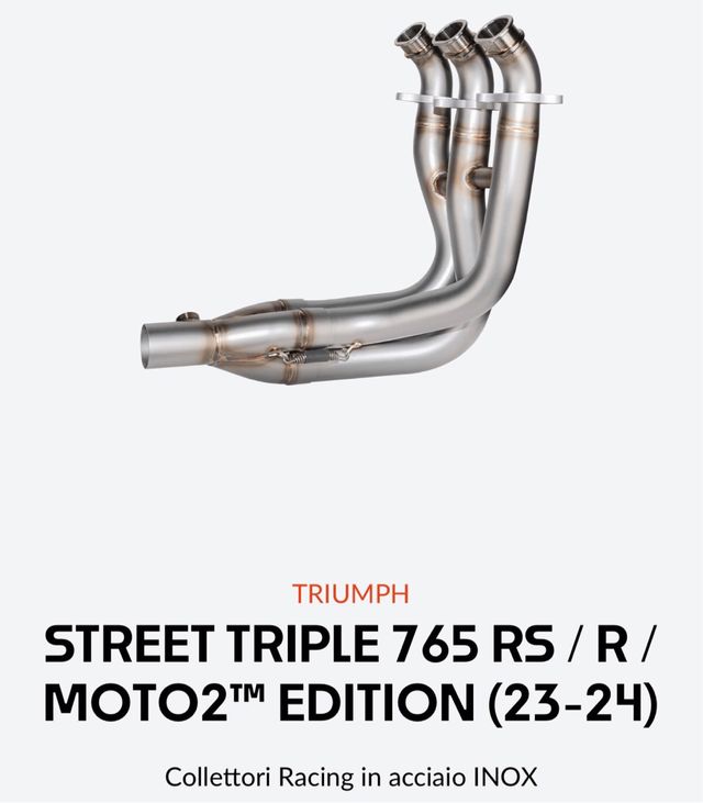 COLECTOR SPORT TRIUMPH STREET TRIPLE 765/660