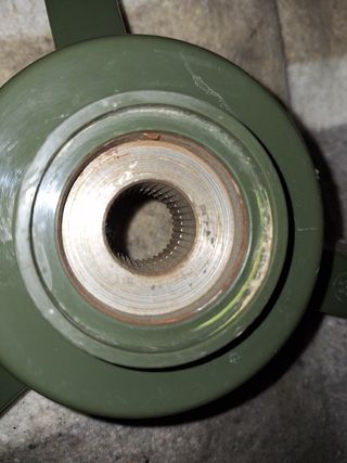 VOLANTE VEHÍCULO ANTIGUO, MILITAR