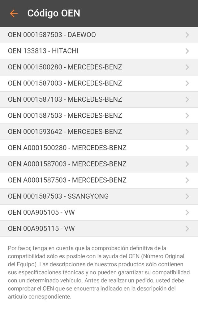 Bobinas de encendido Mercedes gasolina