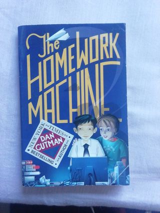 Libro lectura inglés "The homework machine"