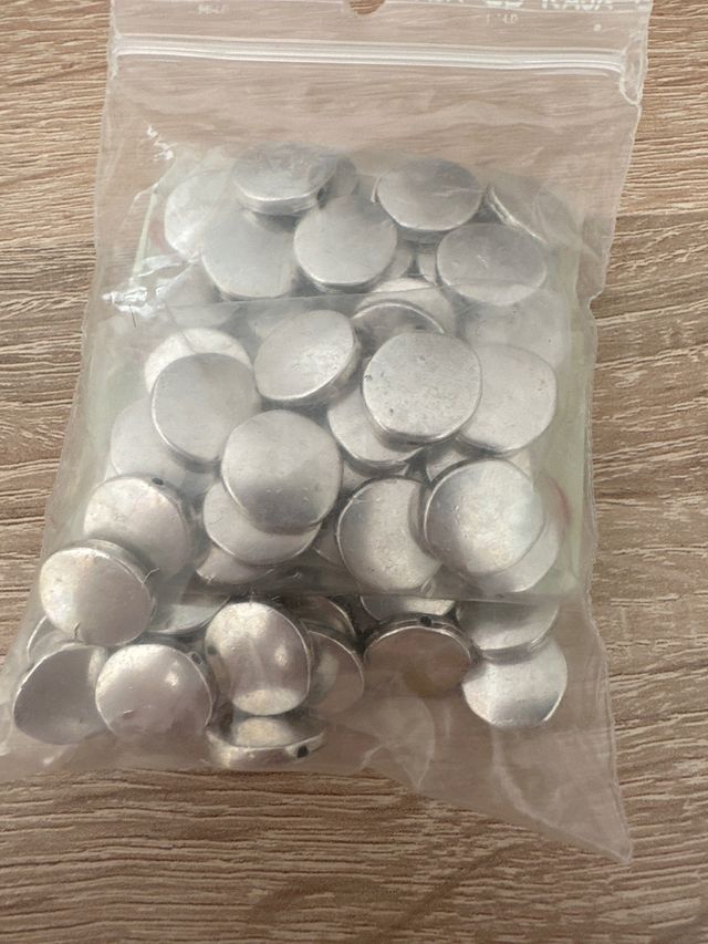 Lote de 740 Placas para grabar, zamak (minis)