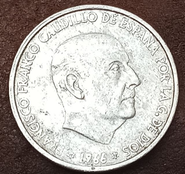 2 Monedas 50 Céntimos, Franco, 1966, 1971 y 1973