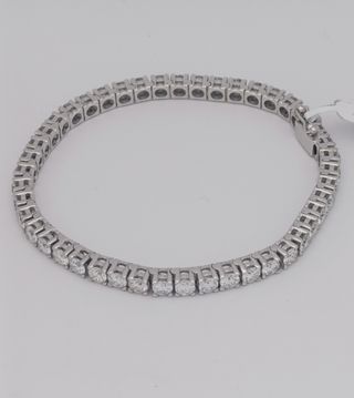 Pulsera Riviere de Oro Blanco con brillantes