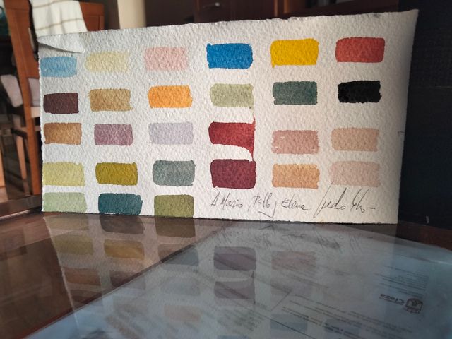 Acuarela 20,5X8,5 Pedro Cano