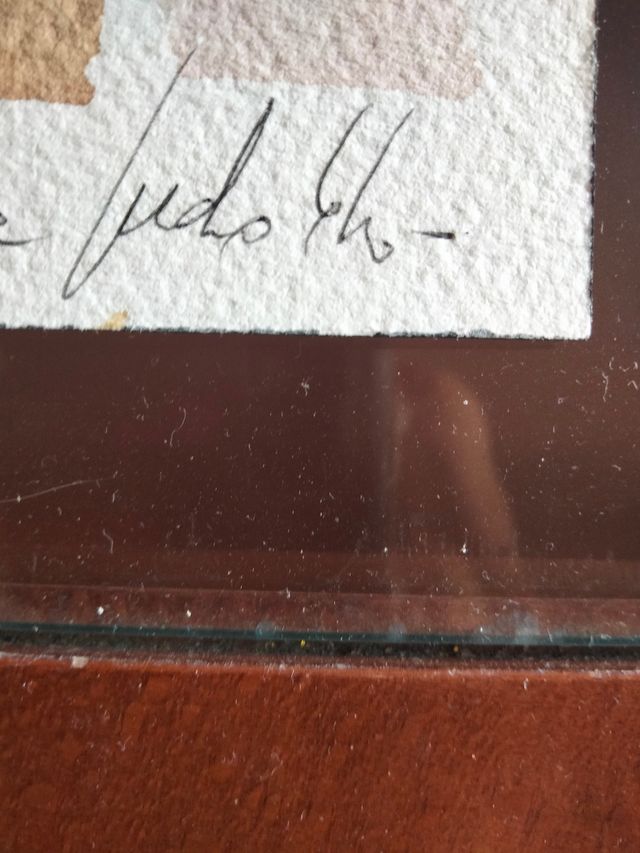 Acuarela 20,5X8,5 Pedro Cano