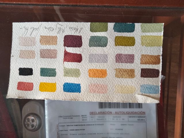 Acuarela 20,5X8,5 Pedro Cano