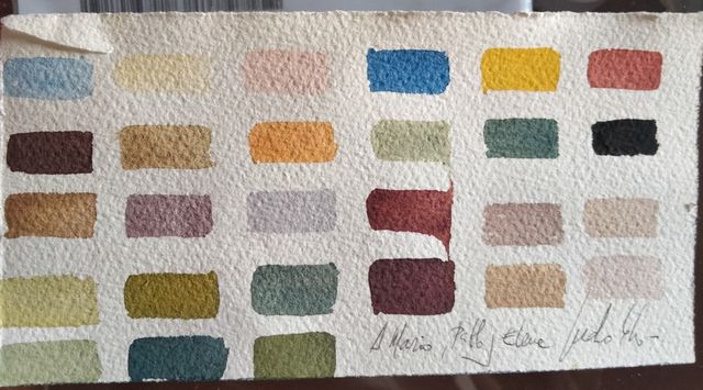 Acuarela 20,5X8,5 Pedro Cano