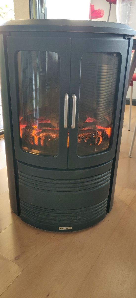 Estufa eléctrica efecto llama 