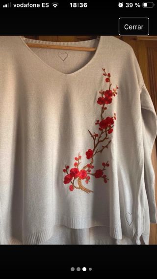 Jersey talla L Beige