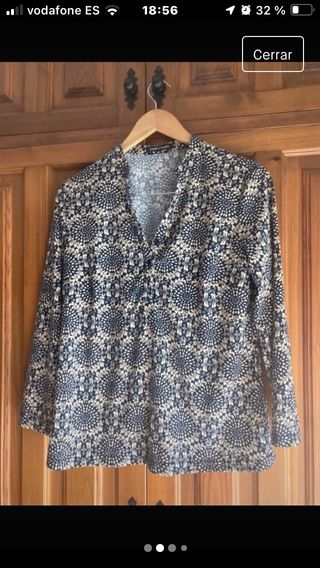 Camisa señora estampada talla Xl