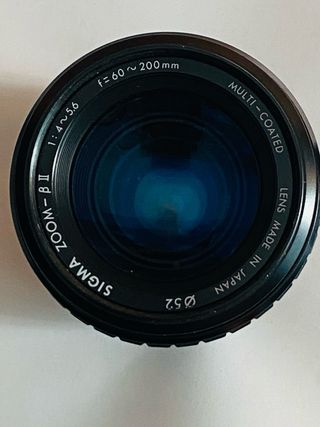 Objetivos Sigma para Nikon analógica y manual.