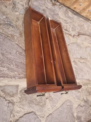Lote de cajones.48 cm largos,14anchos,10