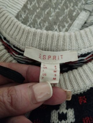 Jersey t-S blanco c/ tonos rojo - negro 