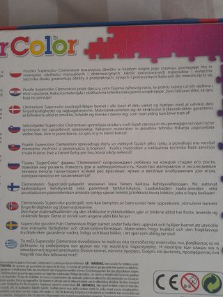 Puzzle supercolor Clenentoni nuovo