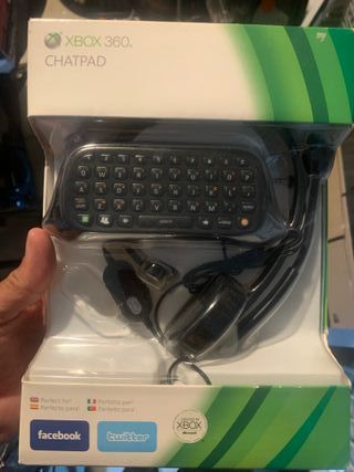 TECLADO PARA MANDO DE XBOX Y AURICULARES