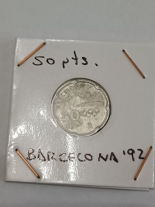 2 Monedas de 50 pesetas