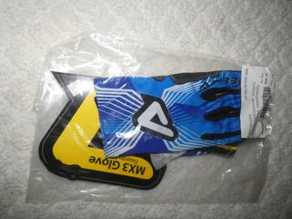 Guantes de moto AcerbiS MX3 talla XXL color azul