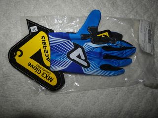 Guantes de moto AcerbiS MX3 talla XXL color azul