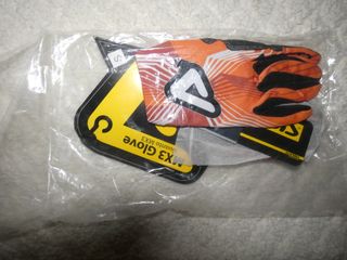 Guantes para moto Acerbis MX3 talla S color naranj