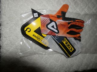 Guantes para moto Acerbis MX3 talla S color naranj
