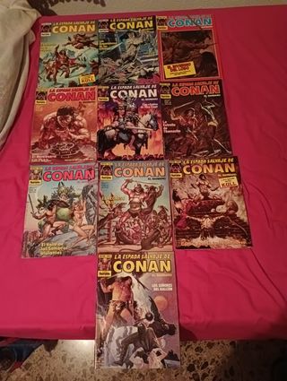 LOTE 10 COMICS CONAN EL BARBARO