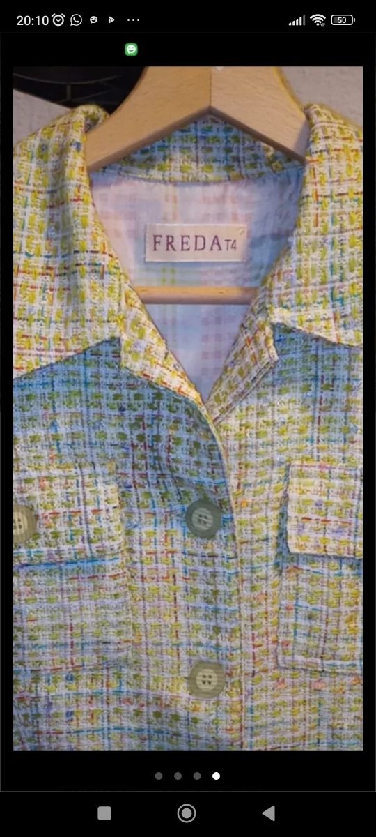 Chaqueta tweed FREDA