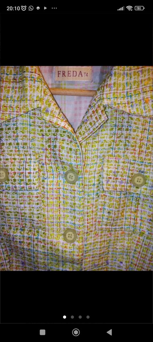 Chaqueta tweed FREDA