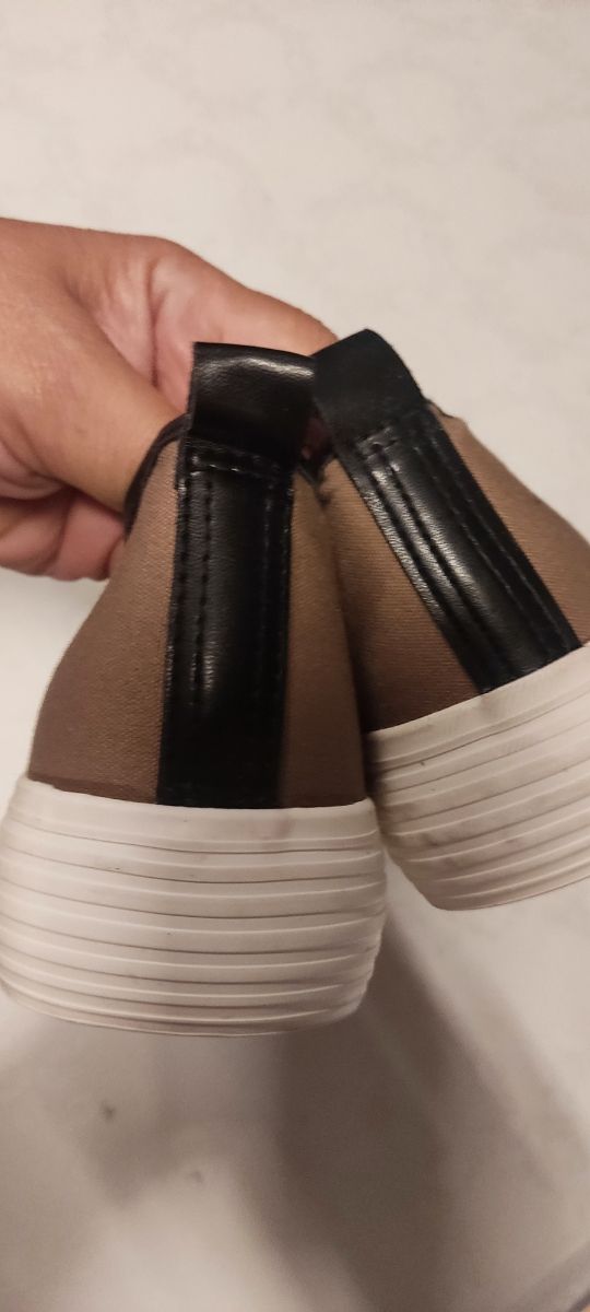 Zapatillas lona marron