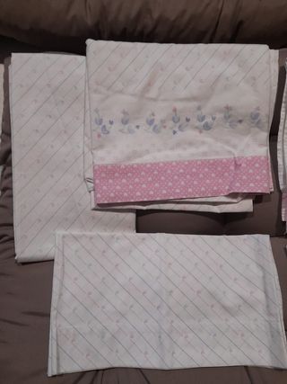 Lote 2 juegos sábanas cama 90 + Regalo otra