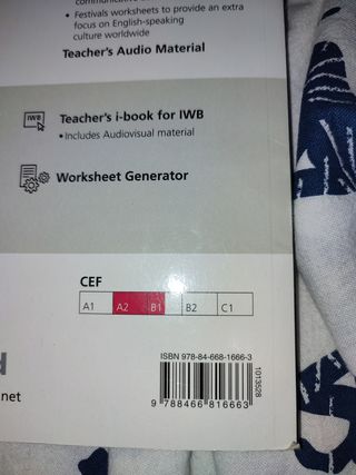 Achievers Libro de A2 inglés, y parte de B1