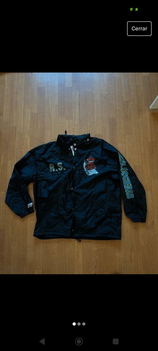 Cortavientos vintage UNICO de la Real Sociedad