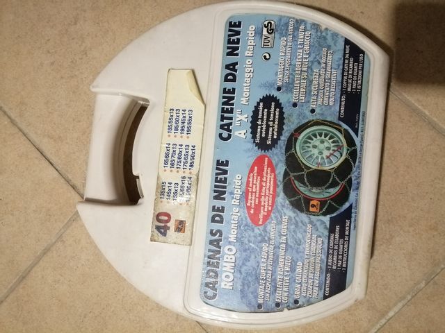 Cadenas de nieve. Talla 40