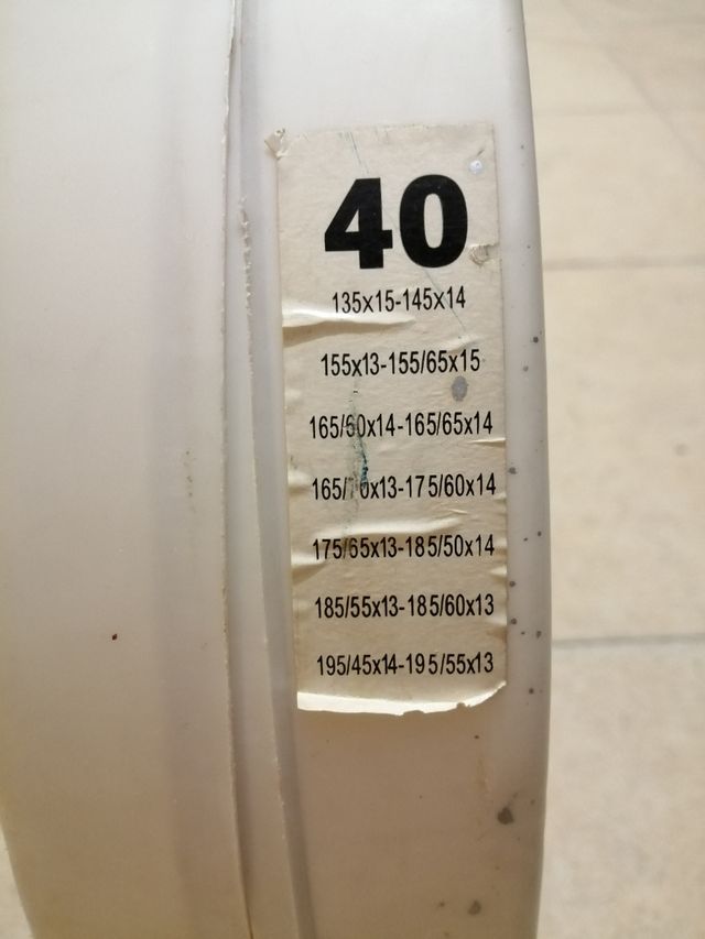 Cadenas de nieve. Talla 40