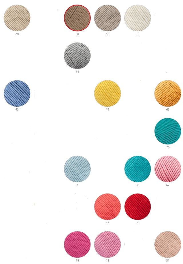 Panama algodón 100% katia 30 ovillos