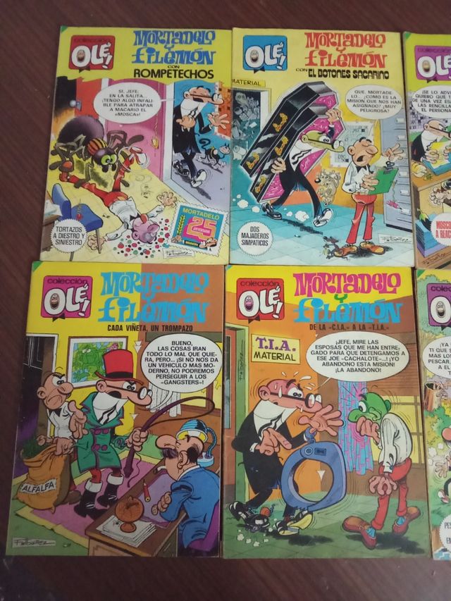 MORTADELO Y FILEMÓN COLECCIÓN OLÉ Años 1983/84.