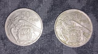 Monedas de 50 pesetas