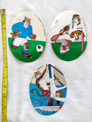 Adesivi Esso "Il Tigre e gli Sports" - Anni '80