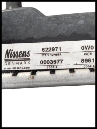 Radiador agua 622971 Hyundai Accent II (1999) 1.5