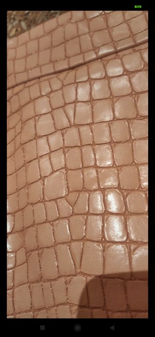 Falda efecto piel salmón 38 