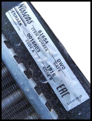 Radiador agua 61654 Renault Laguna (1993) 1.6 i 16